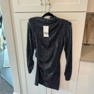 Zara Sparkle Sequin Dress